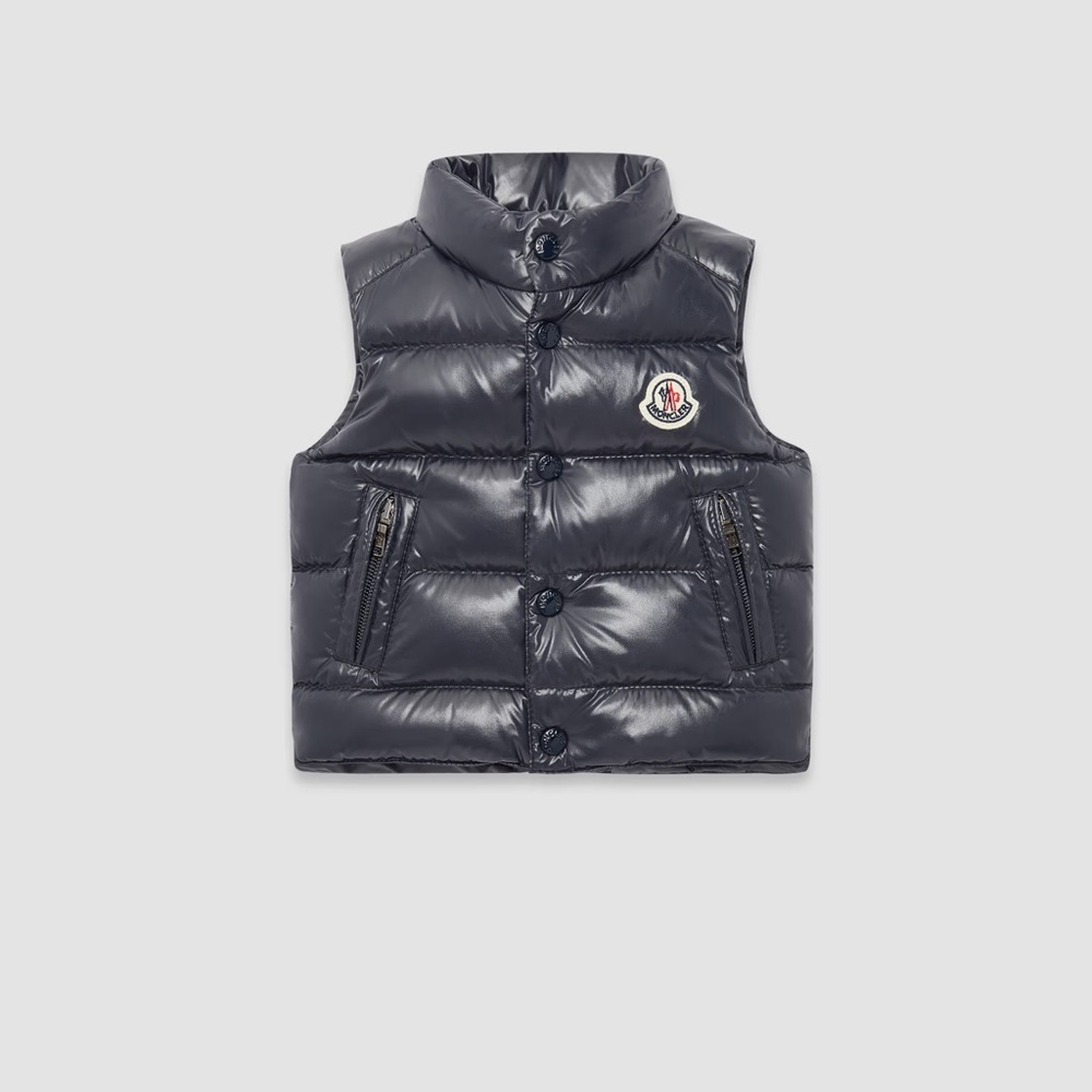 Moncler Bernard Navy Puffer Vest